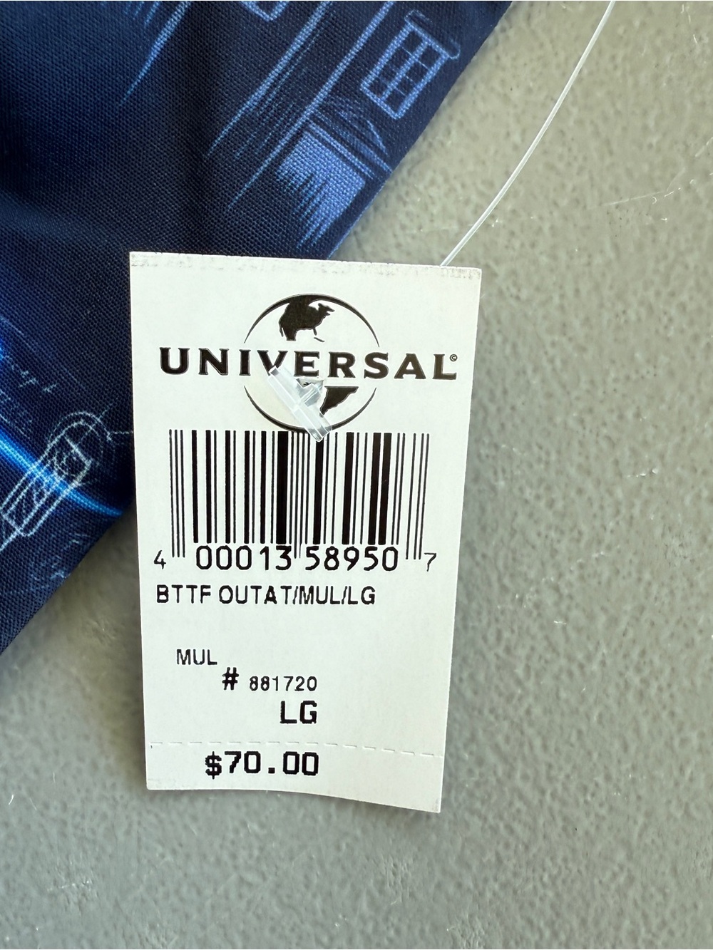 RSVLTS Size Large Back to the Future KUNUFLEX Marty McFly Button Up Shirt NWT - Picture 6 of 7